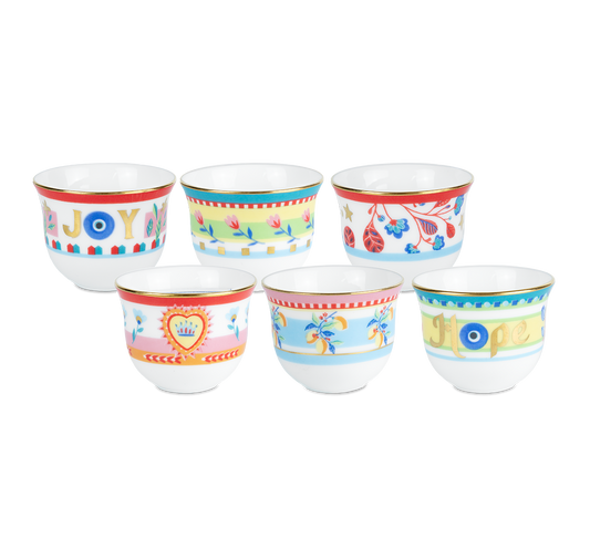 Set of 6 mini cups - Mamma Mia