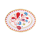 Porcelain Oval Serving Plate - Mamma Mia