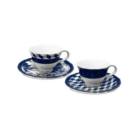 Set of 2 Coffee Cups - Versailles