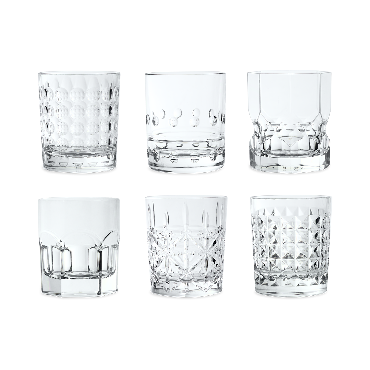 Set 6 Bicchieri Acqua Trasparente - Crystal Touch